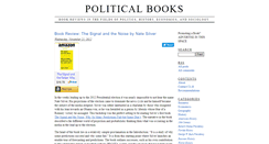 Desktop Screenshot of politicalbooks.org